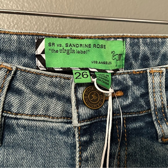 NWT Free People Sandrine Rose Sz 26 Original Wash Straight Fit Jeans! - Picture 3 of 14